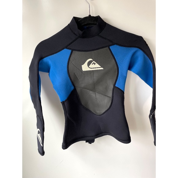 Quiksilver Syncro Neoprene Jacket Top 1.5mm Black/Blue